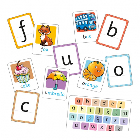 Jocuri educative - Joc educativ Orchard Toys Alphabet Flashcards, in Limba Engleza
