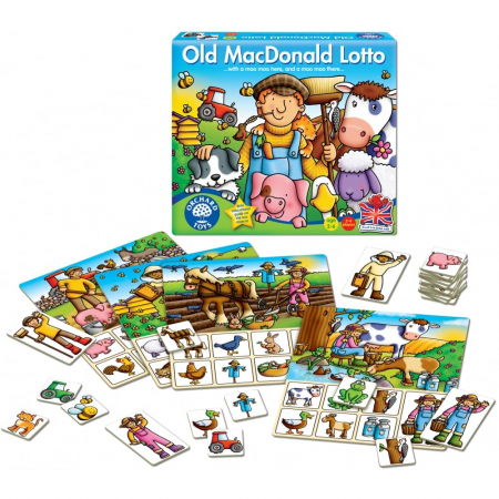 Jocuri educative - Joc educativ Orchard Toys Loto - Old MacDonald