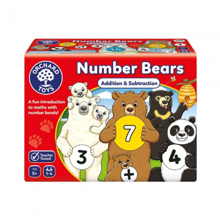 Jocuri educative - Joc educativ Orchard Toys Numarul Ursuletilor, Number Bears