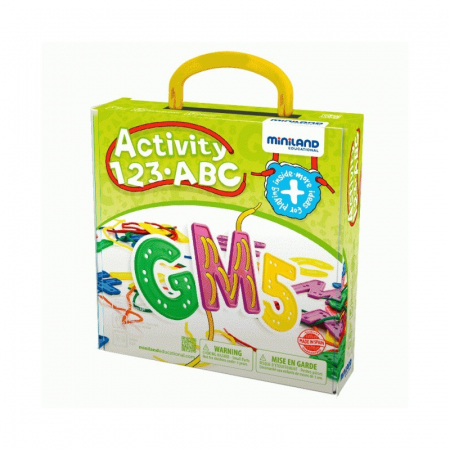 Joc Insireteaza litere si numere Miniland [1]