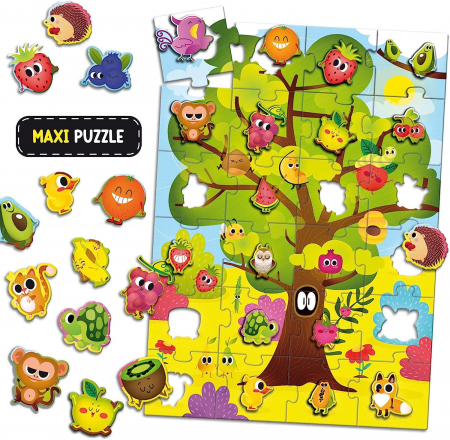 Joc Montessori 2 in 1 - Fructe [3]