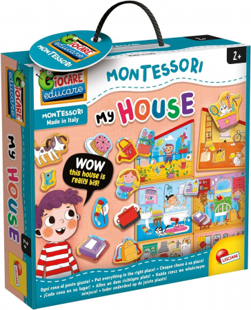 Jucarii educative - Joc Montessori - Casuta mea ordonata