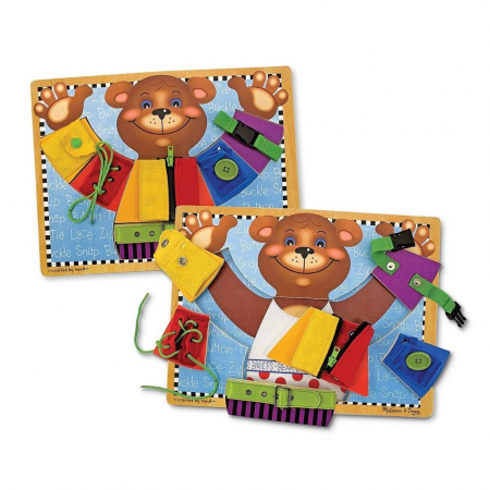 Jucarii educative - Joc pentru dezvoltarea abilitatilor Invata sa te imbraci Melissa and Doug