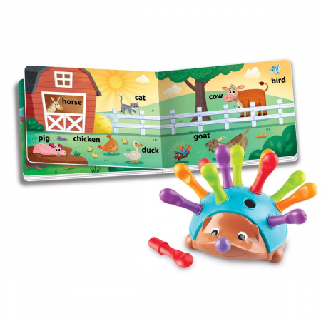 Jocuri educative - Joc de  potrivire cu carticica - Ariciul Spike