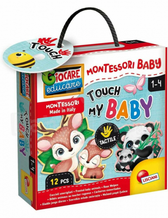 Jocuri educative - Joc tactil Montessori - Mama si puiul
