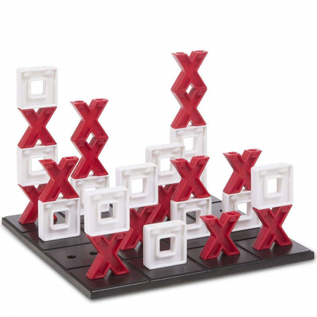 Jocuri educative - Joc X si O 3D Tic Stac Toe Melissa and Doug