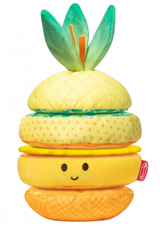 Jucarii bebelusi - Jucarie bebe Ananas de stivuit