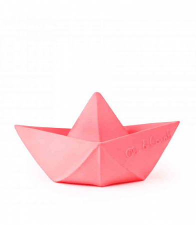 Jucarie de baie Barca Roz Origami Oli and Carol [0]