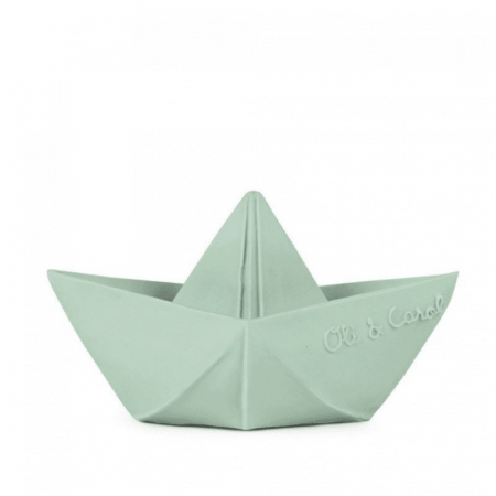 Jucarie de baie Oli and Carol barcuta origami menta [0]