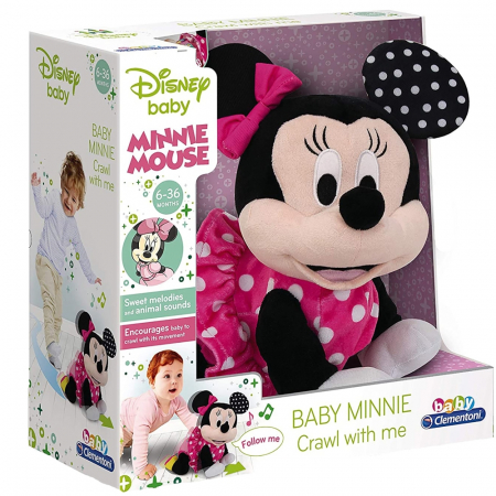Jucarii bebelusi - Jucarie de Plus Clementoni Minnie Mouse Primii Pasi