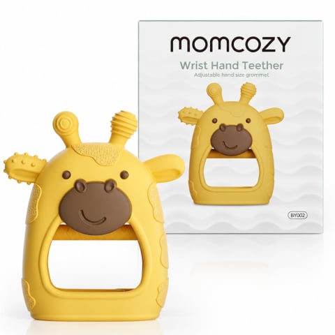 Igiena si sanatate - Jucarie dentitie Momcozy Yellow