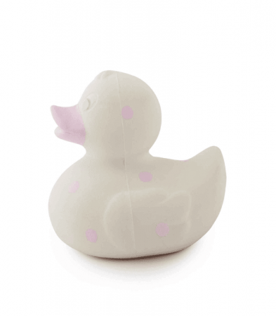 Jucarie de baie Oli and Carol Elvis duck cu buline roz [1]