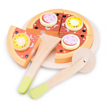 Jucarii de rol - Jucarie din Lemn New Classic Toys Pizza Salami