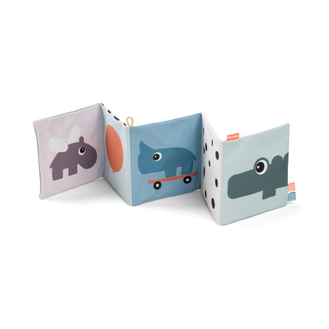 Jucarie senzoriala carticica de plus Fold Out Done by Deer Colour Mix [3]