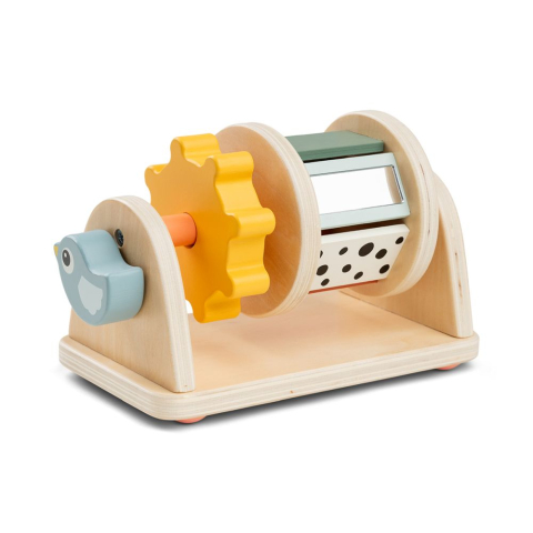 Jucarii bebelusi - Jucarie Spinner de activitati Done by Deer Birdee Colour Mix