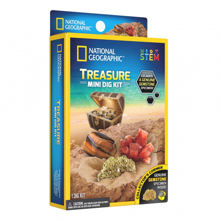 Jocuri educative - Kit Creativ National Geographic Sa Cautam Comoara