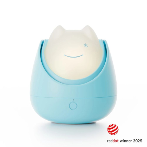 Lampi de veghe - Lampa de veghe Nosiboo Zigg antrenor de somn pentru copii cu lumina rosie si temporizator Blue