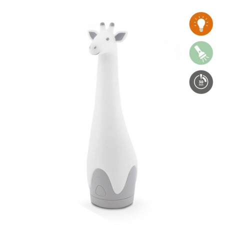 Lampi de veghe - Lampa de Veghe Zazu Kids cu Lanterna Gina Gri