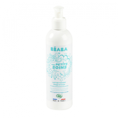 Lapte de curatare fata si corp pentru bebelusi Beaba 250 ml, Certificat Organic [4]