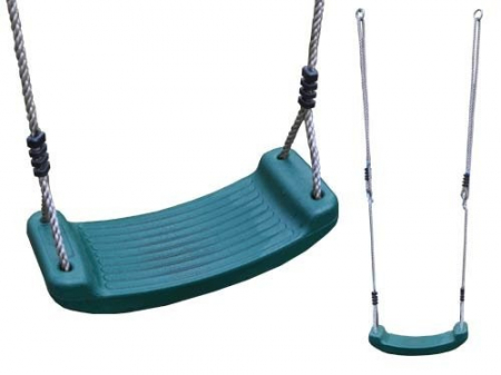 Jucarii de exterior - Leagan copii Swing Seat Green Dunster House