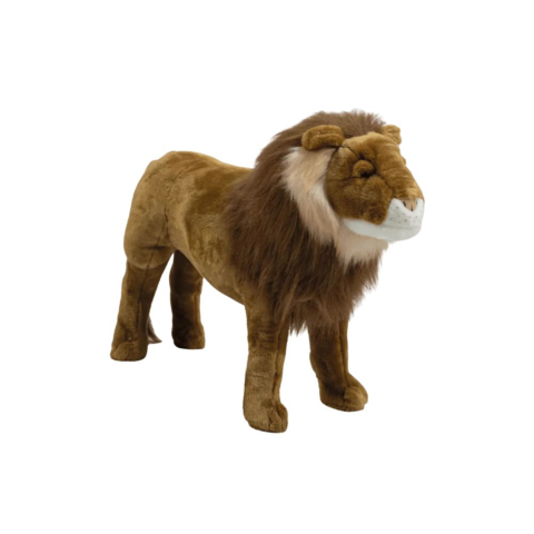 Decoratiuni - Leu de plus in picioare Wild & Soft - 56 cm