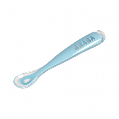 Lingurita silicon Beaba Blue