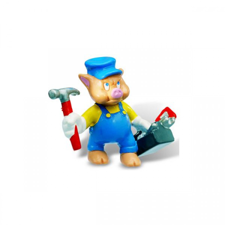 Figurine jucarii mici - Little Pigs Mechanic, Bullyland