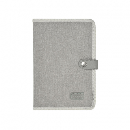 Genti bebe - Mapa Carnet de Vaccinari 17.5x25 cm Beaba Heather Grey
