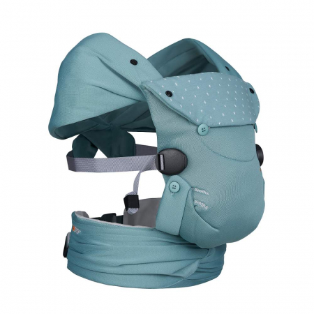 Landouri si portbebe - Marsupiu BeSafe Newborn Haven Eucalyptus Forest