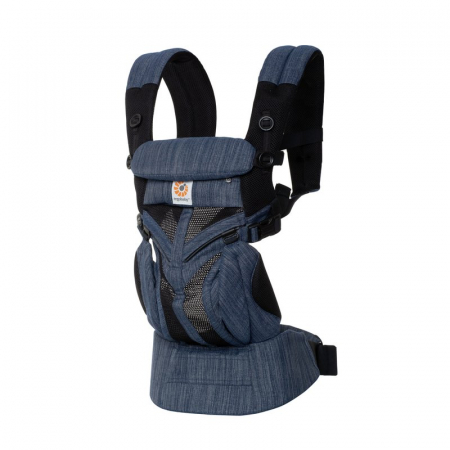 Marsupiu Ergobaby Omni 360 Cool Air Mesh Indigo Weave [1]