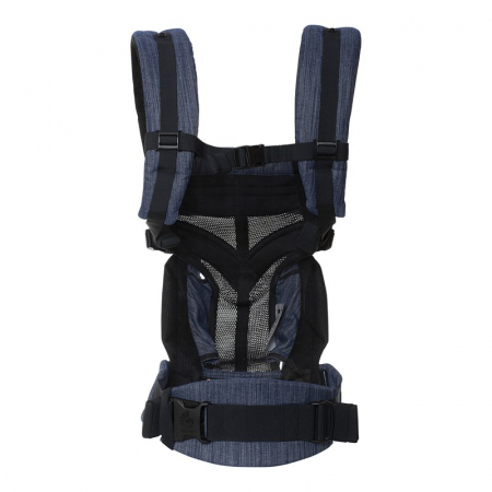 Marsupiu Ergobaby Omni 360 Cool Air Mesh Indigo Weave [2]