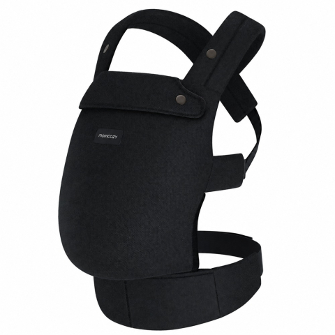 Carucioare si scaune auto - Marsupiu ergonomic Momcozy PureHug bumbac 100% Black 3-in-1