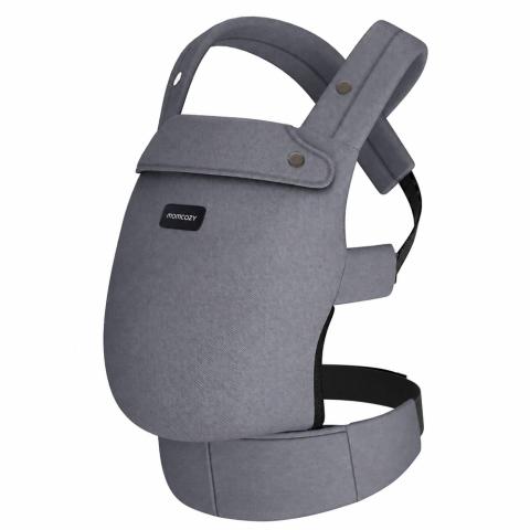Marsupii bebe - Marsupiu ergonomic Momcozy PureHug 3 in 1 bumbac Grey