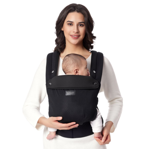Marsupii bebe - Marsupiu nou nascut Momcozy Air Mesh Black