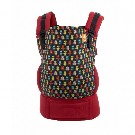 Marsupii bebe - Marsupiu standard Tula Canvas Little Robots