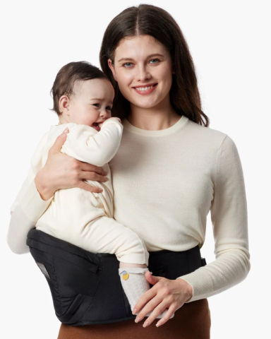 Marsupii bebe - Marsupiu tip sezut Momcozy M Black