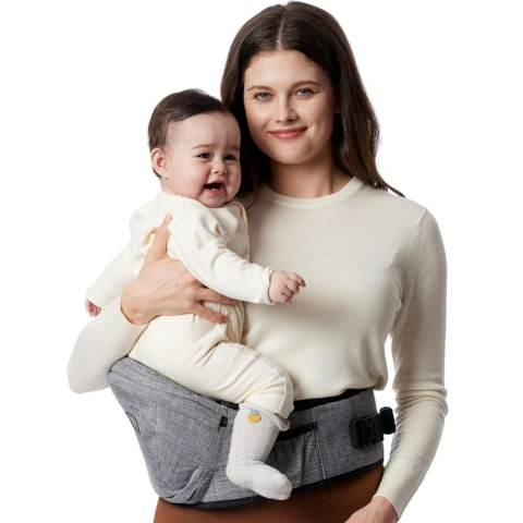 Marsupii bebe - Marsupiu tip sezut Momcozy M Grey