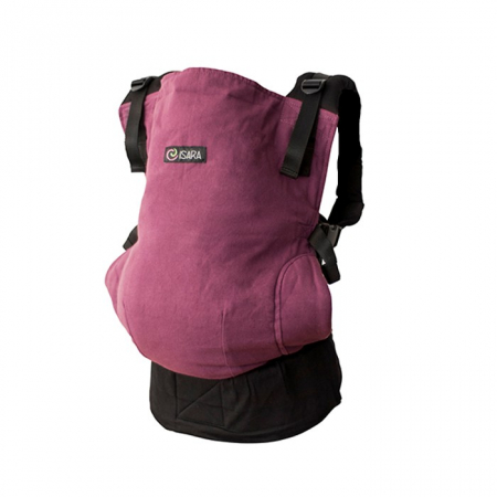 Marsupiu toddler half wrap conversion Isara Burgundivine [0]