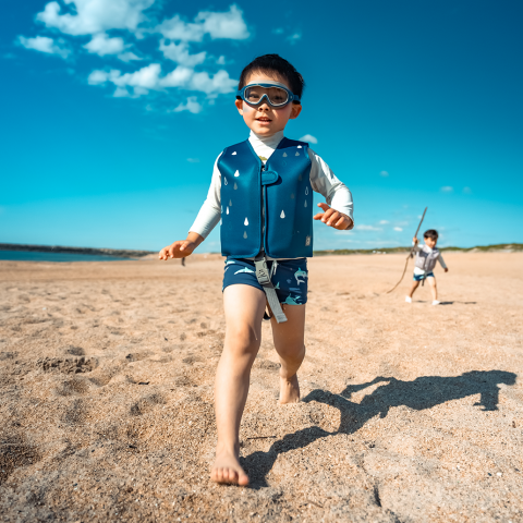 Masca de inot pentru copii +2 ani bblüv Sküba Sand [2]