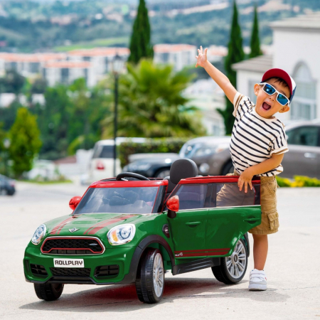 Masina electrica copii Rollplay Mini Countryman, 12V, cu telecomanda [9]