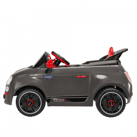 Masina electrica Peg Perego Fiat 500 S, 6V, 2 ani +, Gri [4]