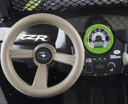 Masina Electrica Peg Perego Polaris Ranger Rzr Green Shadow, 24v, 6 ani+, Negru/Gri/Verde [7]