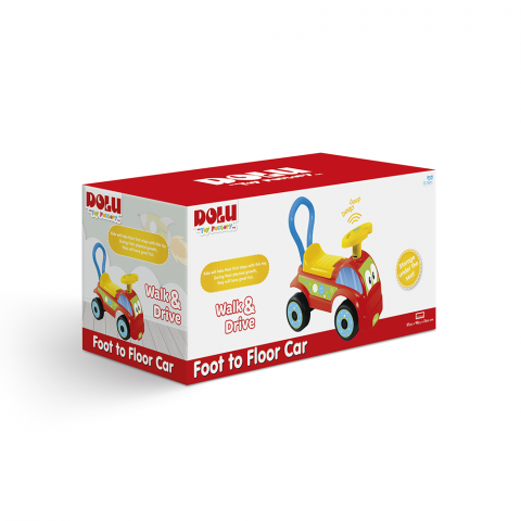 Vehicule fara pedale - Masina fara pedale Foot to Floor - Rosu