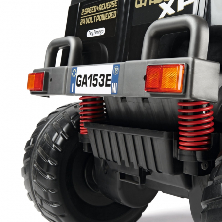 Masina Peg Perego Gaucho XP, 24V, 3 ani +, Negru/Maro [1]