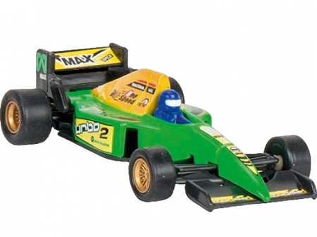 Masinute si motociclete - Masinuta de curse die-cast, cu motoras pull-back, verde