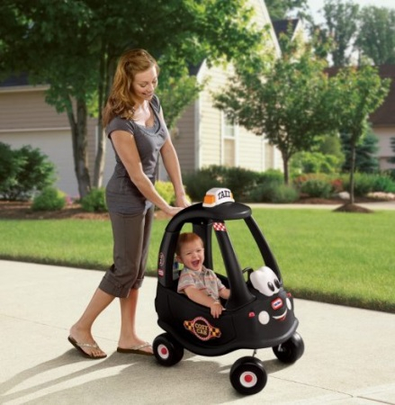 Masinuta Little Tikes Cozy Coupe Taxi Negru [3]