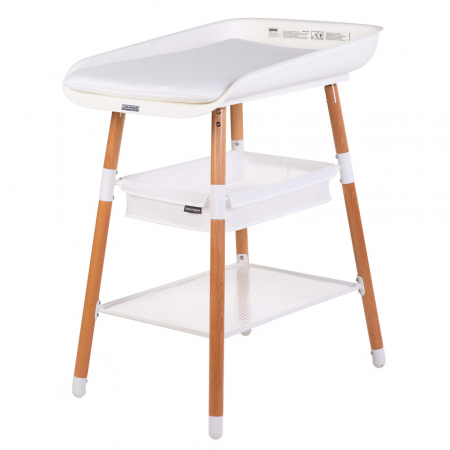 Masute infasat bebe - Masuta de infasat Childhome Evolux Natural Alb