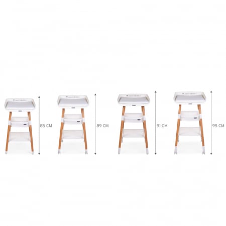Masuta de infasat Childhome Evolux Natural Alb [2]