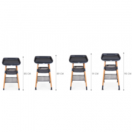 Masuta de infasat Childhome Evolux Natural Antracit [4]