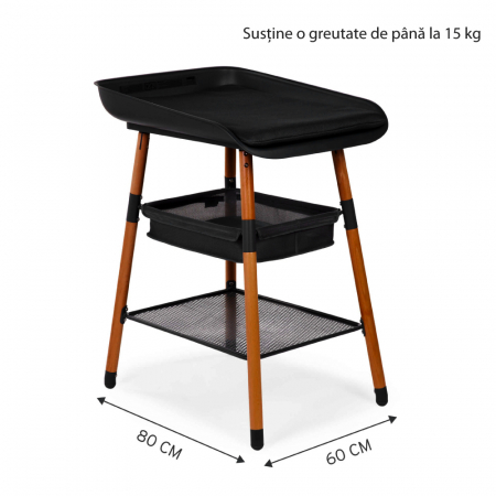 Masuta de infasat Childhome Evolux Nuc/Negru [5]